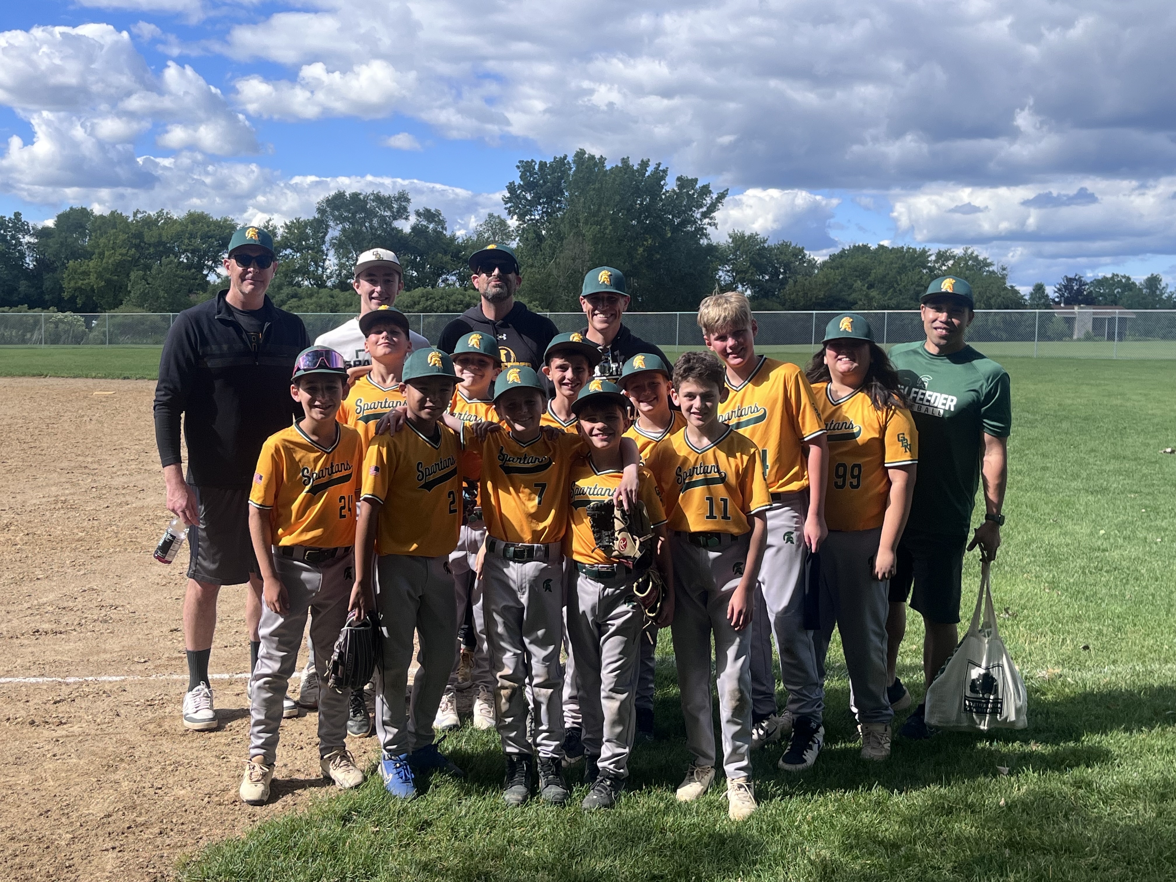 GBN 12U White Team photo